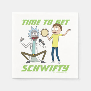 RICK UND MORTY™   Zeit, Schwifty zu bekommen Serviette