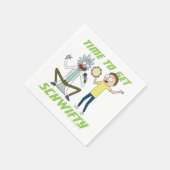 RICK UND MORTY™ | Zeit, Schwifty zu bekommen Serviette (Ecke)