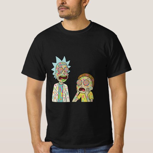 Rick und Morty's Euphorische Reise T-Shirt (Vorderseite)