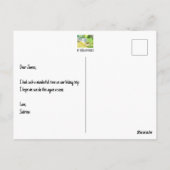 Rick und Reh Postkarte (Rückseite)
