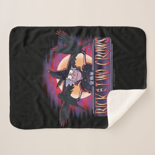 Rick und zwei Krähen Sherpadecke (Vorderseite (Horizontal))