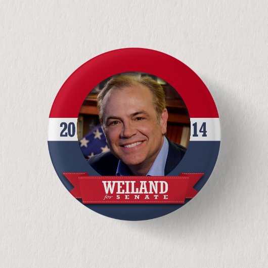 RICK WEILAND CAMPAIGN BUTTON (Vorderseite)