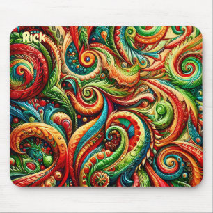 RICK ~ Wild Geburtstagsmuster ~ Mousepad
