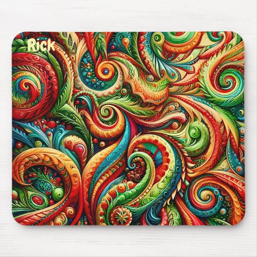 RICK ~ Wild Geburtstagsmuster ~ Mousepad (Vorne)