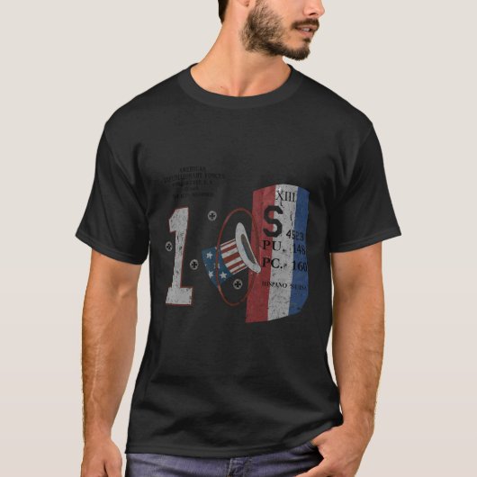 Rickenbacker Spad Xiii Wwi Aviation History Series T-Shirt (Vorderseite)