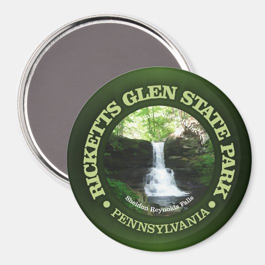 Ricketts Glen Magnet (Vorderseite/Rückseite)