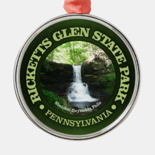 Ricketts Glen Ornament Aus Metall