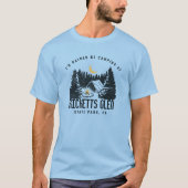 Ricketts Glen Staat Park Camping individuell gesta T-Shirt (Vorderseite)