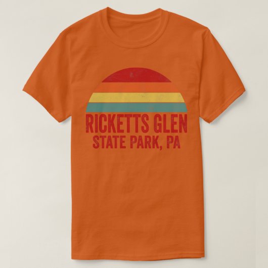Ricketts Glen Staat Park PA T-Shirt (Design vorne)
