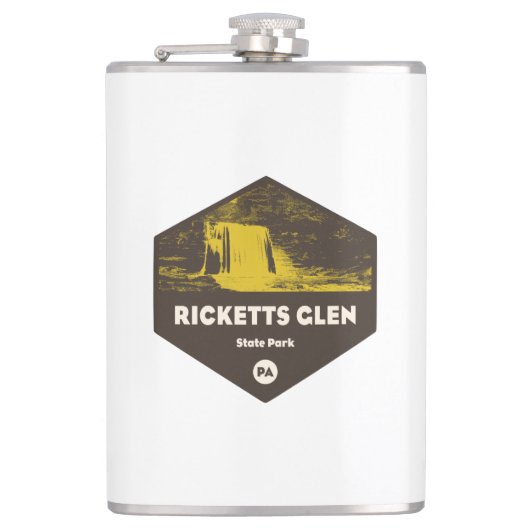 Ricketts Glen Staat Park Pennsylvania Flachmann (Vorderseite)