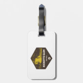 Ricketts Glen Staat Park Pennsylvania Gepäckanhänger (Rückseite vertikal)