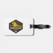 Ricketts Glen Staat Park Pennsylvania Gepäckanhänger (Rückseite horizontal)