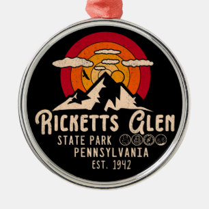 Ricketts Glen Staat Park Pennsylvania - PA Sp. Ornament Aus Metall