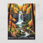 Ricketts Glen Staat Park Postkarte (Vorderseite)