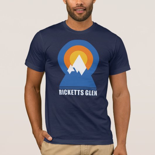Ricketts Glen Wandern Sonnenuntergang T - Shirt (Vorderseite)