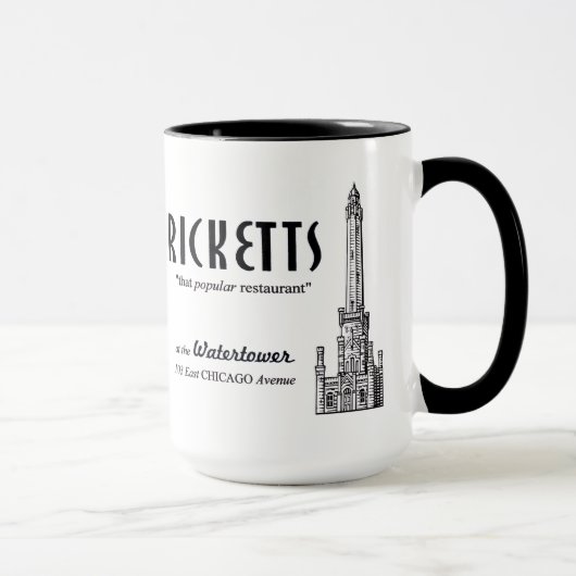 Ricketts Restaurant, Chicago, Illinois Tasse (Rechts)