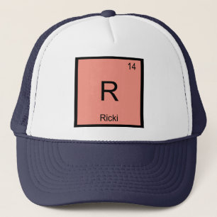 Ricki Name Chemie Element Periodensystem Truckerkappe
