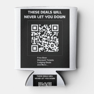 Rickroll QR code Dosenkühler