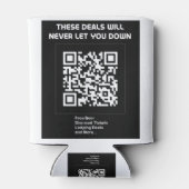 Rickroll QR code Dosenkühler (Rückseite)