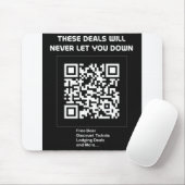 Rickroll QR Code Mousepad (Mit Mouse)