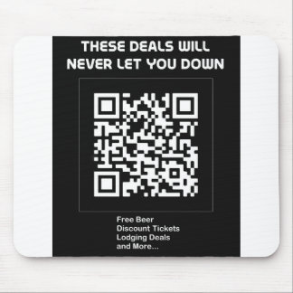 Rickroll QR Code Mousepad