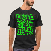 Rickroll qr-Code T-Shirt (Vorderseite)
