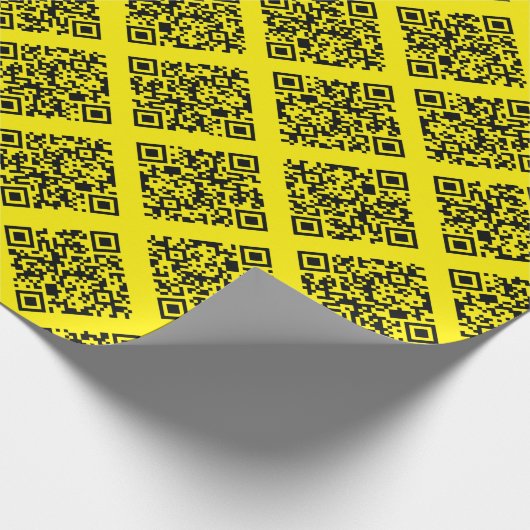 Rickroll Wrapping Paper in black Geschenkpapier (Ecke)