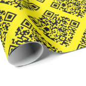 Rickroll Wrapping Paper in black Geschenkpapier (Rolleneckpunkt)
