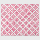 Rickroll Wrapping Paper in red Geschenkpapier (Flach)