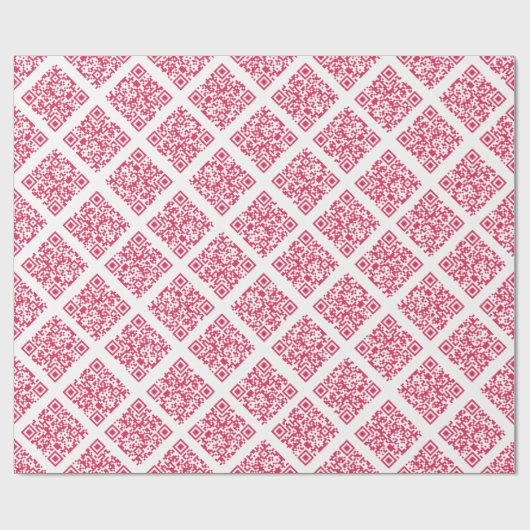 Rickroll Wrapping Paper in red Geschenkpapier (Flach)