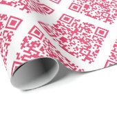 Rickroll Wrapping Paper in red Geschenkpapier (Rolleneckpunkt)