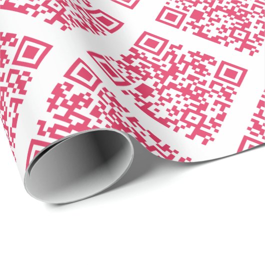 Rickroll Wrapping Paper in red Geschenkpapier (Rolleneckpunkt)