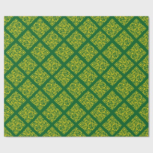 Rickroll Wrapping Paper in yellow Geschenkpapier (Flach)