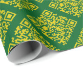 Rickroll Wrapping Paper in yellow Geschenkpapier (Rolleneckpunkt)