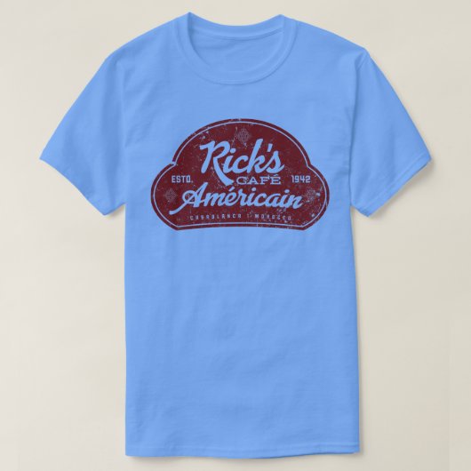 Ricks Cafe Americain T-Shirt (Design vorne)