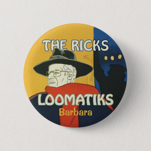 Ricks Loomatiks personalisierter Knopf rund Button (Vorderseite)