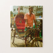 Rickshaw Taxi Bangladesh Puzzle (Vertikal)