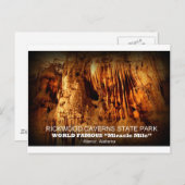 RICKWOOD CAVERNS STAAT PARK - WARRIOR, ALABAMA POSTKARTE (Vorne/Hinten)
