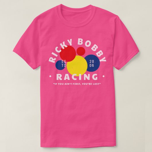 Ricky Bobby Racing Wenn Sie das erste Mal urteilen T-Shirt (Design vorne)