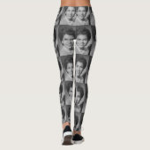 Ricky Grandma Black & White Leggings (Rückseite)