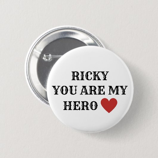 Ricky Hero Button (Vorne & Hinten)