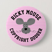 Ricky Mouse Button (Vorderseite)
