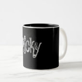 Ricky-Name-Tasse-Rockin' Zweifarbige Tasse (VorderseiteRechts)