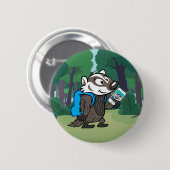 Ricky Raccoon| Boomer Badger Selfie Button (Vorne & Hinten)