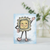 Ricky Ravioli sagt: Hey Postcard Postkarte (Stehend Vorderseite)