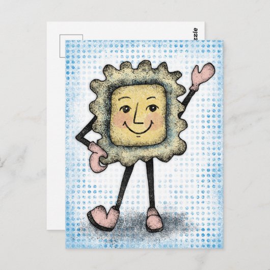 Ricky Ravioli sagt: Hey Postcard Postkarte (Vorne/Hinten)