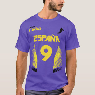 Ricky Rubio Retro Spanien Euro National Basketball T-Shirt
