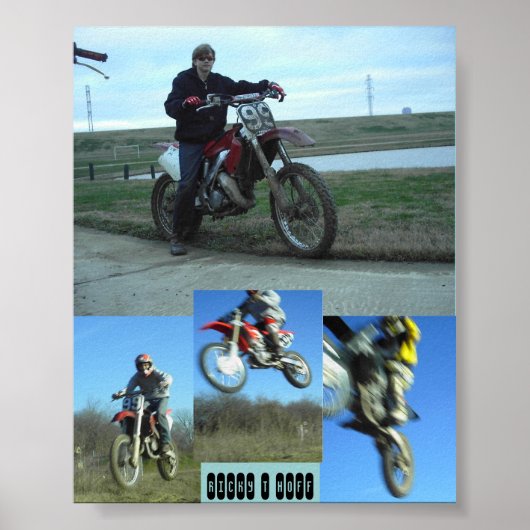 Ricky T Motocross Poster (Vorne)