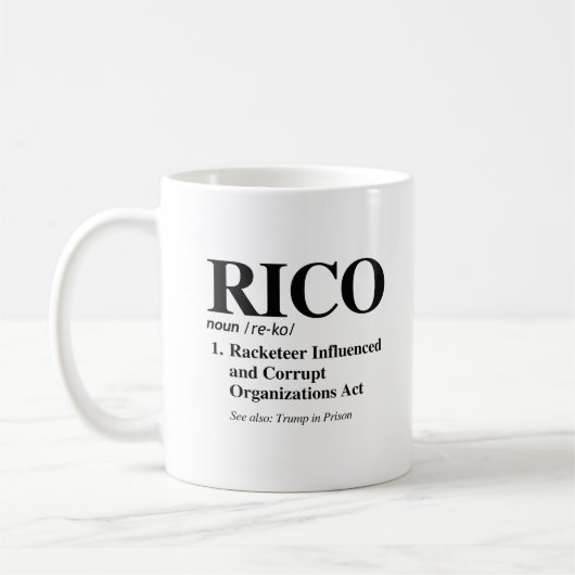 RICO-Definition Kaffeetasse (Links)