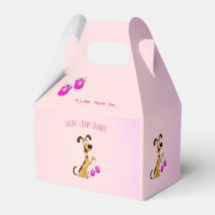 Rico der Hund Baby Mädchen Dusche  Geschenkschachtel